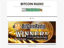 Tablet Screenshot of bitcoinradio.net